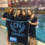 7 medalles i millors marques per a les quatre nedadores del Tàrraco al català d’hivern Aleví