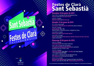 Programa de les festes de Sant Sebastià a Torredembarra