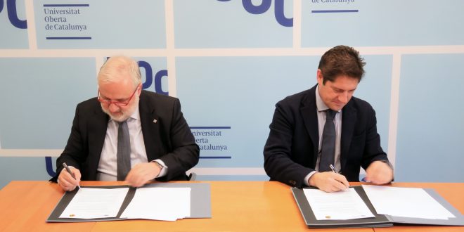 El Nàstic i la UOC han signat un acord