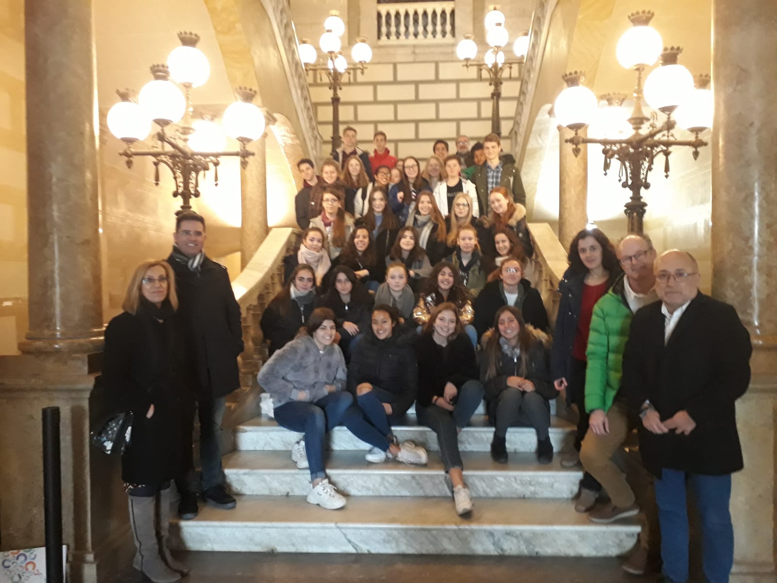 Els alumnes alemanys visiten l'Ajuntament de Tarragona