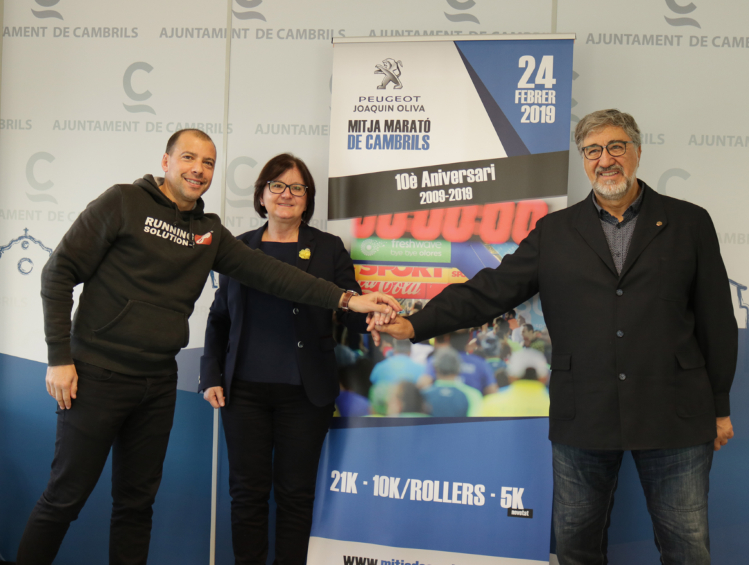 L’acte ha comptat amb la participació de l’alcaldessa Camí Mendoza, el regidor d’esports Josep Maria Vallès i el director de la cursa Juanan Fernández