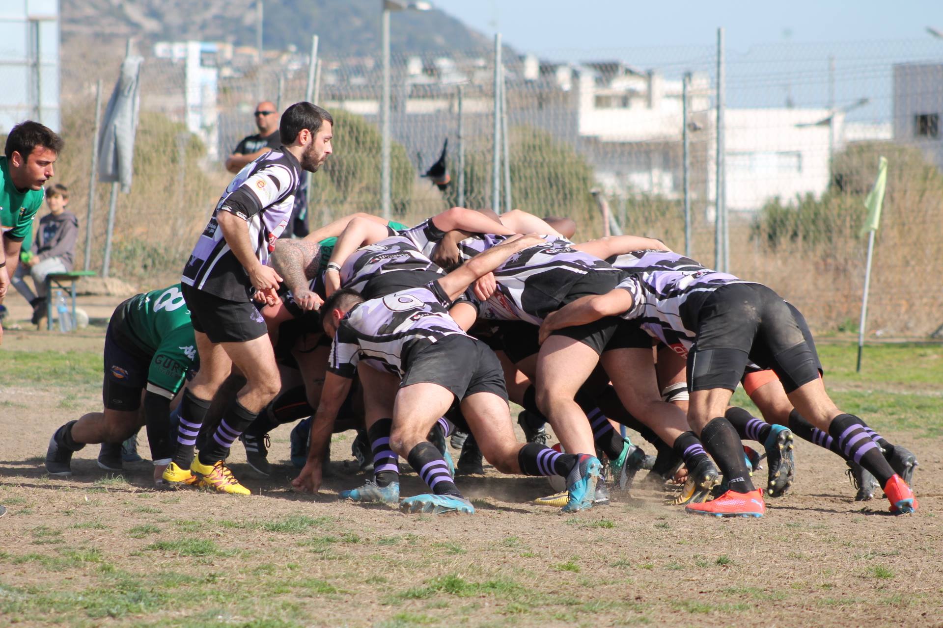 Imatge del Rugby Tarragona contra el Sitges. Foto: Coia Escoda
