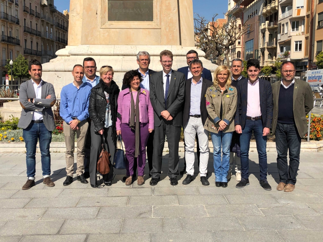 Junts per Catalunya ha presentat la candidatura de les eleccions generals al Camp i a les Terres de l’Ebre al Balcó del Mediterrani de Tarragona