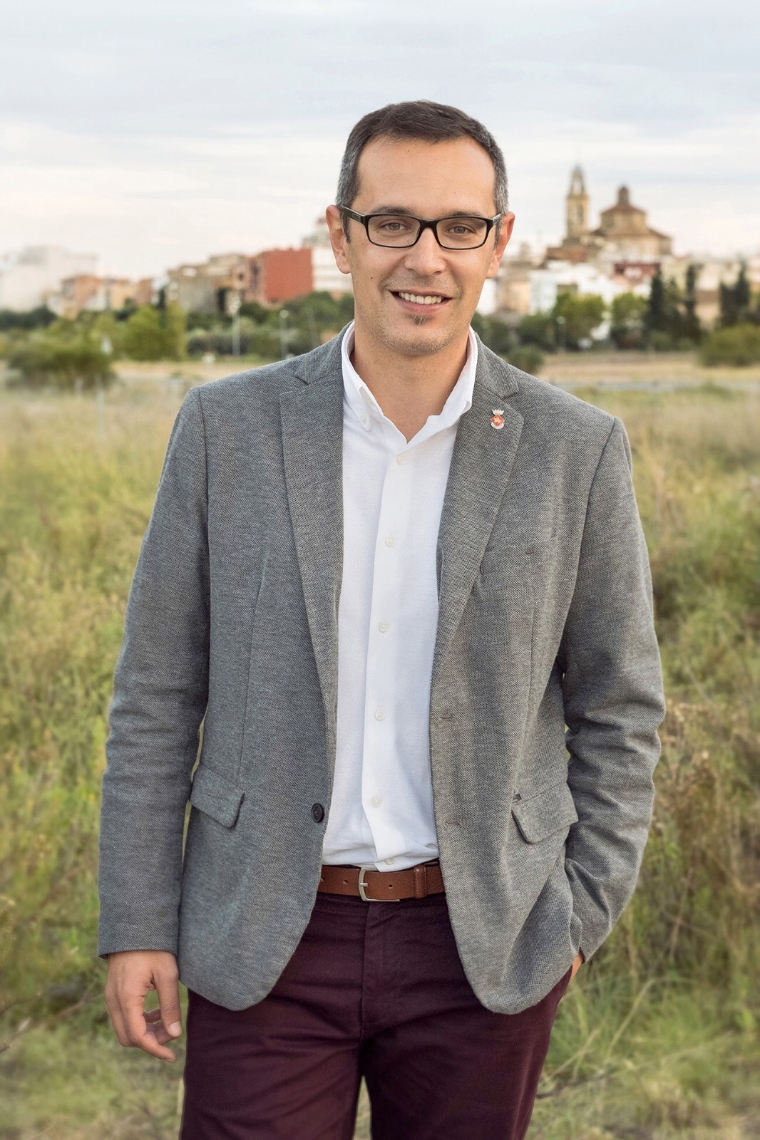 Fotografia d’Òscar Sánchez, candidat del PSC a l’alcaldia de Constantí 
