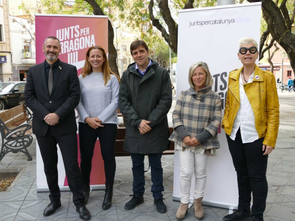 Elvira Vidal;, Eusebi Campdepadró i Roser Olivé ocupen els números 3, 4 i 5 de la candidatura de Junts per Tarragona