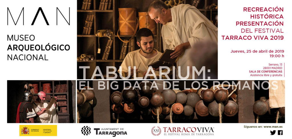 La recreació ‘Tabularium: el Big Data de los romanos’ servirà per donar conèixer el festival dedicat a la divulgació històrica de l’època romana
