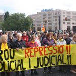 Concentració a Tarragona contra el veto electoral a Puigdemont