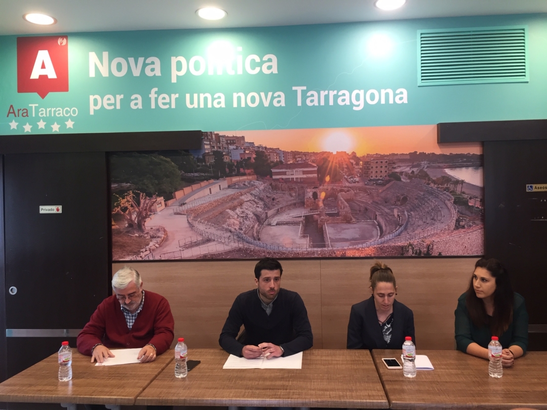 David Varona ha presentat aquest dimarts 7 de maig el programa electoral de la candidatura a les eleccions muncipals de Tarragona