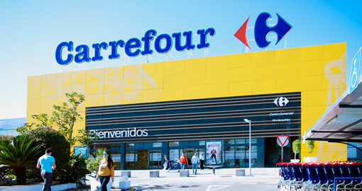 Foto d'arxiu d'un supermercat Carrefour