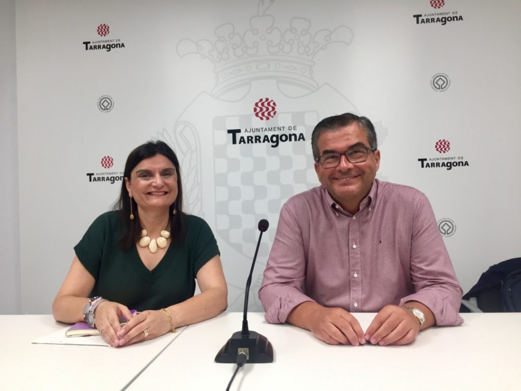 Fotografia de la roda de premsa del Grup Municipal del Partit Popular de Tarragona