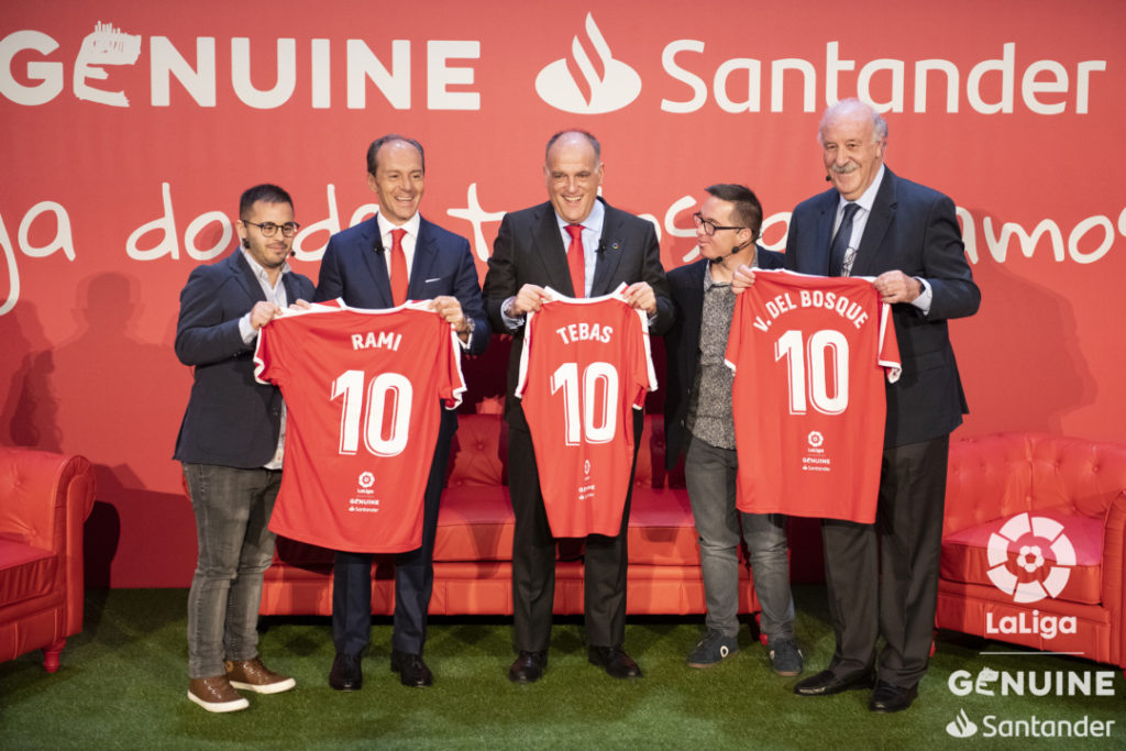 Los capitanes grana, Rubén y Álvaro, lo han hecho como representantes de los 36 clubes de la competición