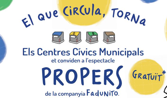 Cartell de la festa dels centres cívics municipals