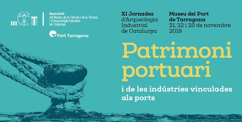 Cartell de presentació de les jornades que tindran lloc al Museu del Port