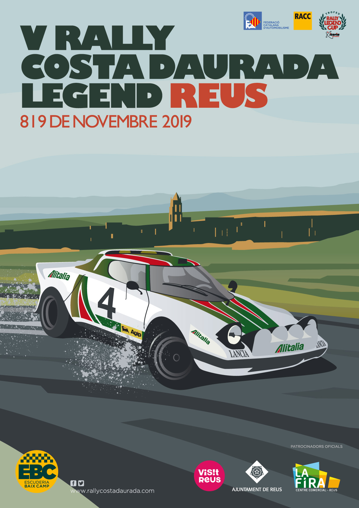 El Rally Costa Daurada Legend de Reus tindrà lloc el 8 i 9 de novembre