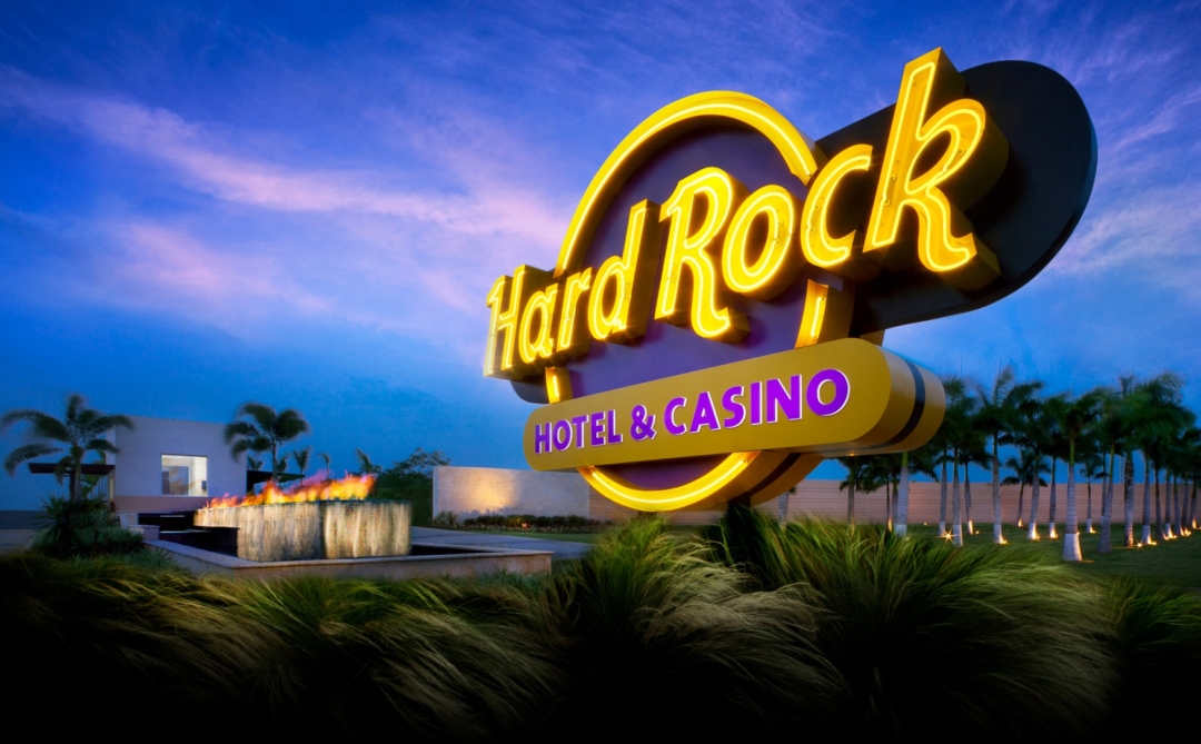 Imatge d'un cartell de Hard Rock a Punta Cana.