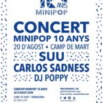 El Minipop organitza un concert especial d’aniversari el dijous 20 d’agost
