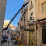 L’Ajuntament actua d’urgència per consolidar l’edifici incendiat a la plaça dels Sedassos