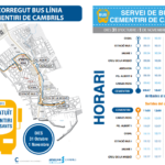 L’Ajuntament de Cambrils ofereix un servei d’autobús gratuït al cementiri per Tots Sants 