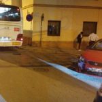 Accident de trànsit entre un turisme i un autobús ahir al vespre a Torredembarra