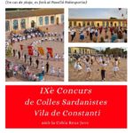 Arriba la IX edició del Concurs de Sardanes Vila de Constantí