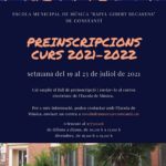 S’obre el període de preinscripció a l’Escola de Música de Constantí per al curs 2021-2022