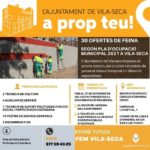 Vila-seca convoca 30 places en un nou Pla d’Ocupació Municipal amb una despesa de 317.000 euros