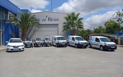 Aigües de Reus renova part de la seva flota mòbil amb set vehicles elèctrics
