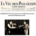 Garbuix Duet oferirà al pati de la Casa Bofarull dels Pallaresos un passeig musical pel modernisme català