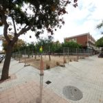 Comencen les obres de la nova zona verda entre el carrer Miami i el passeig de Misericòrdia