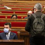 Aragonès informa als membres del Govern que ha arribat a un acord sobre pressupostos amb els comuns