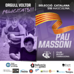 Pau Massoni, del Club de Rugby Tarragona, seleccionat per a la sub 18 catalana