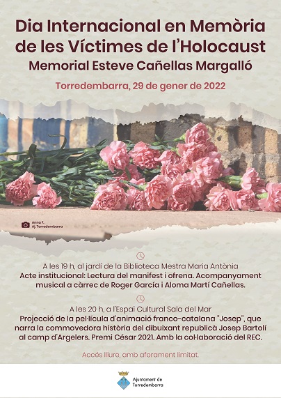 Torredembarra commemora el Dia Internacional en Memòria de les Víctimes de l’Holocaust i recorda Esteve Cañellas