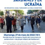 El Casal Tarragoní i la Cobla Cossetània organitzen una ballada per Ucraïna