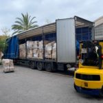 El Port envia a Barcelona 21 palets de material humanitari per a Ucraïna