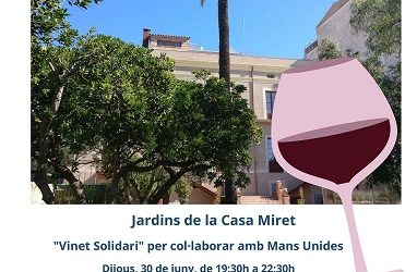 Mans Unides organitza aquest dijous el Vinet Solidari