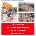 El Concurs de Colles Sardanistes Vila de Constantí arriba aquest diumenge