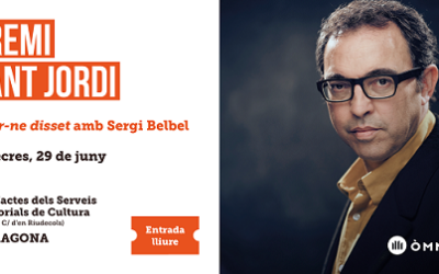 Sergi Belbel presenta a Tarragona la novel·la guanyadora del Premi Sant Jordi