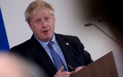 Boris Johnson participa aquest dilluns a la festa d’una moció de censura
