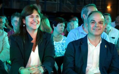 Laura Borràs, escollida presidenta de JxCat amb 1.776 vots, i Jordi Turull nou secretari general