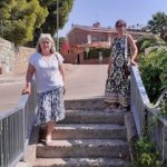 L’Ajuntament instal·la una barana a l’escala de la passarel·la d’accés a Tarragona II
