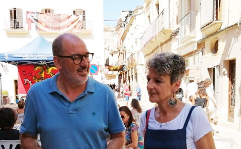 Carles Fuxet i Doris Giglio. Foto: Cedida