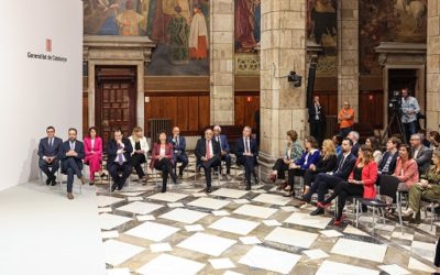 Els nous consellers del Govern d’ERC prenen possessió prometent el seu càrrec