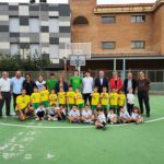 6a trobada d’Escoles de bàsquet al pati de l’escola Pare Manyanet