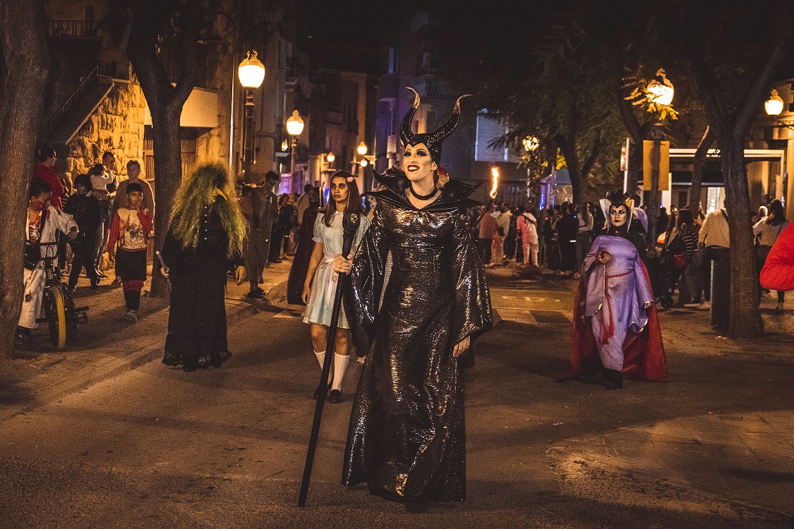 Un moment de la rua terrorífica de Constantí. Foto: Cedida