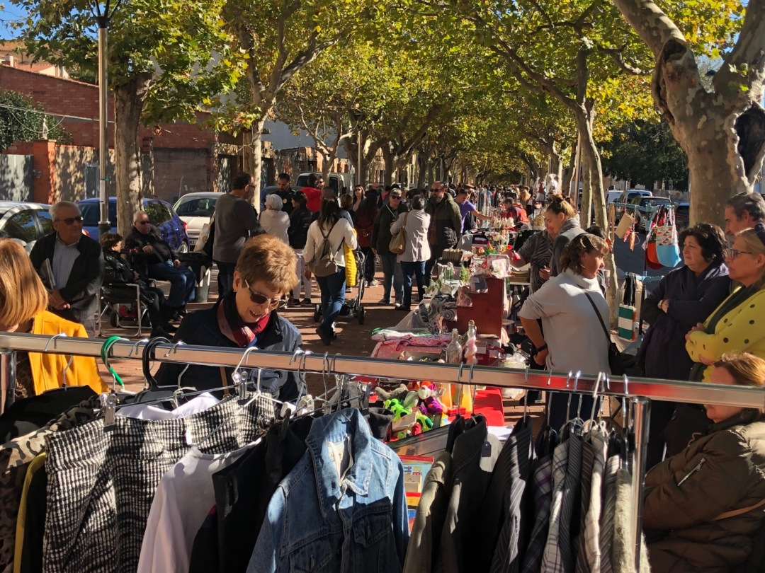 El mercat s'ha celebrat, per primer cop, a la Rambla del Morell. Foto: V.T.