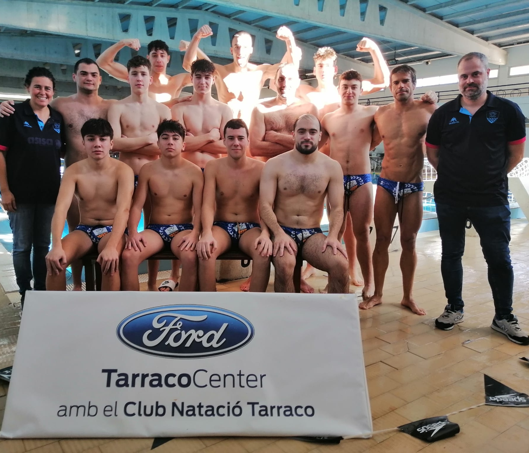 L'equip de waterpolo del CN Tarraco. Cedida.