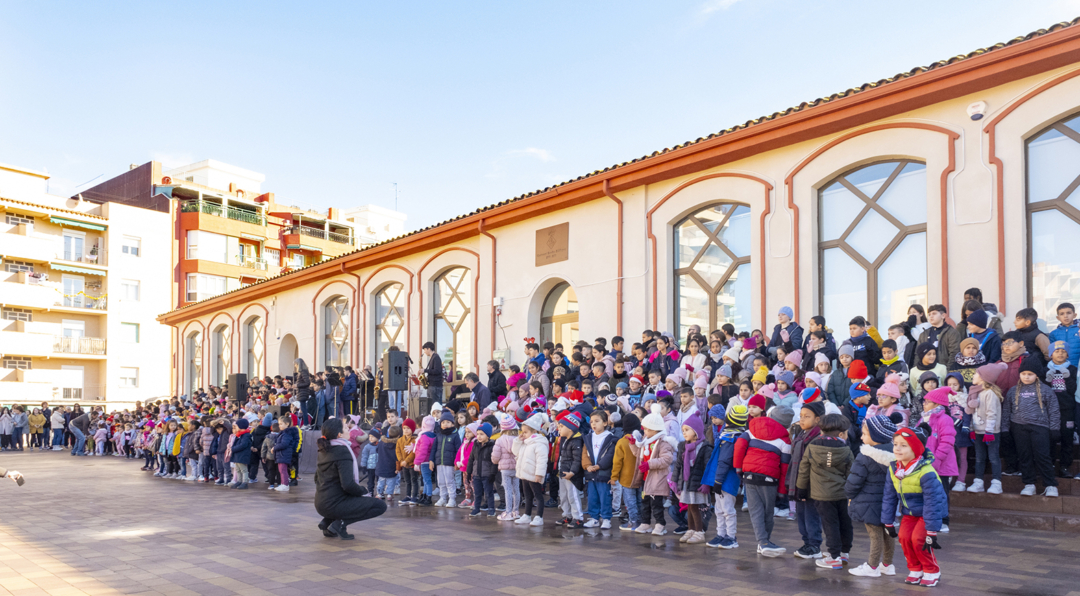 Tots els participants de la cantada de la nadala. Foto: Cedida