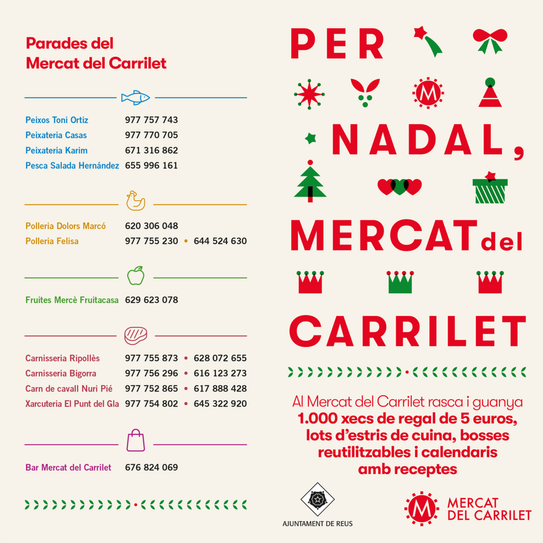 Tríptic del Mercat del Carrilet. 