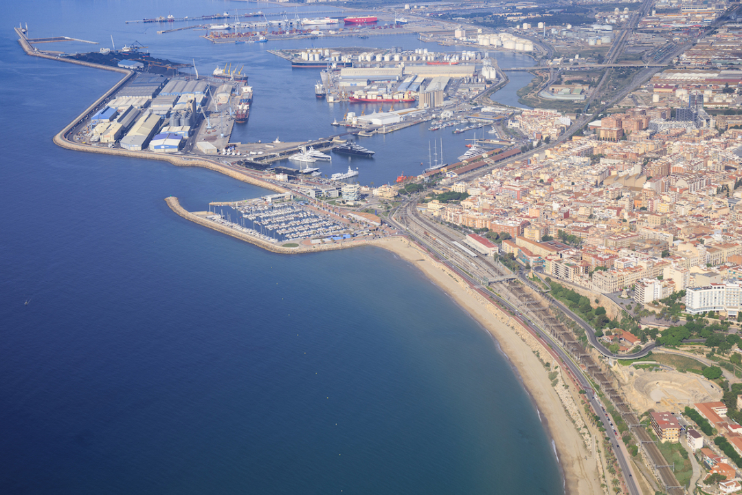 Imatge aèria del Port de Tarragona. Foto: Cedida
