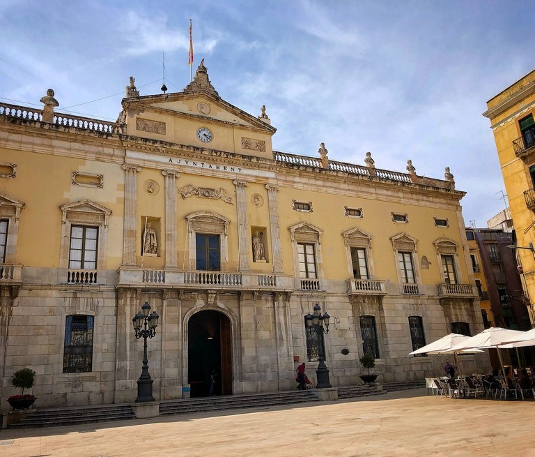 Façana de l'Ajuntament de Tarragona. Foto: Cedida